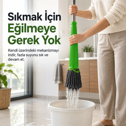 Purovila Kendinden Sıkmalı Mop
